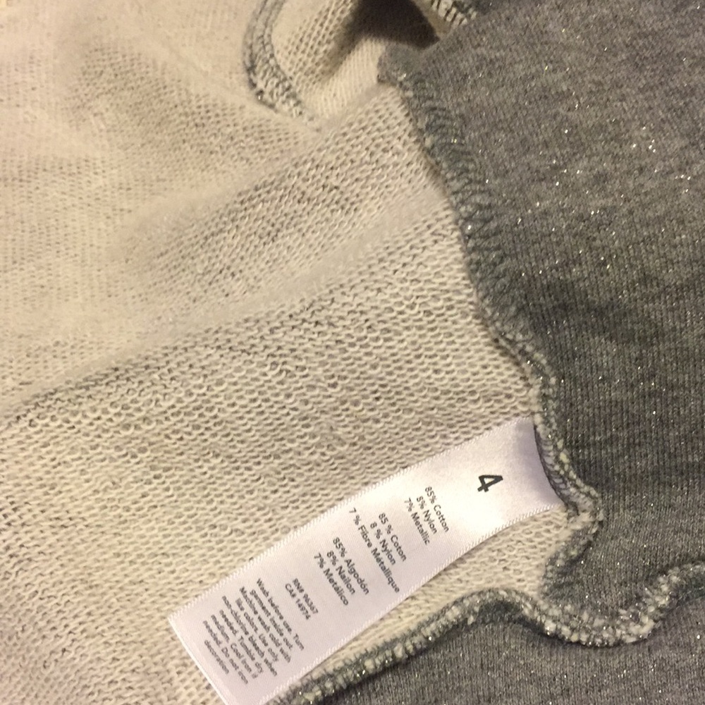 LG sz4 asymmetrical zip sparkle jacket - Picture 5 of 7